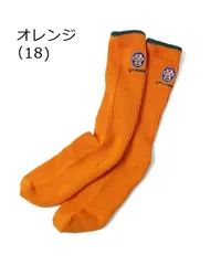 ジムマスター 覆面レスラー刺繍ルーズソックス G666753 オレンジ 23 24 25 メンズ レディース 靴下 ソックス 春夏 秋冬のサムネイル