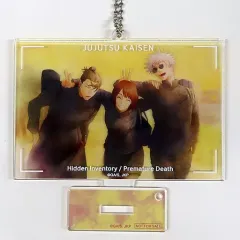 【中古】キーホルダー [単品] 五条悟＆夏油傑＆家入硝子 アクリルスタンドキーホルダー 「Blu-ray/DVD 呪術廻戦 懐玉・玉折 第1巻～2巻」 MAPPA online連動購入特典