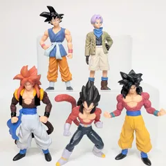 ドラゴンボール フィギュア　GT　超サイヤ人4　ゴジータ　悟空　ベジータ トランクス 欠品あり 台座なし 現状品 まとめ売り