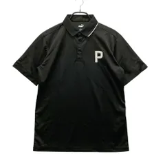 サイズ：L PUMA GOLF プーマゴルフ  半袖ポロシャツ  ブラック系 [240101545813] ゴルフウェア メンズ ストスト