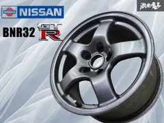 GT-R純正ホイール　鍛造　R32　2個キャップ付 何年経っても色褪せない！R32 GT-Rの純正16インチホイールが人気の理由