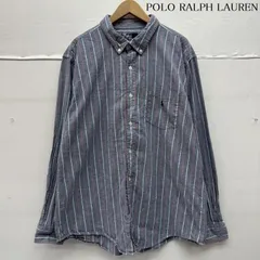 POLO RALPH LAUREN ポロラルフローレン シャツ、ブラウス 長袖 90s USA製 ストライプ ボタンダウン シャツ