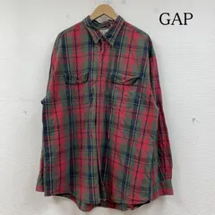 GAP ギャップ シャツ、ブラウス 長袖 90's OLD ロングスリーブシャツ オックスフォード チェック