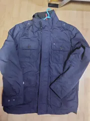 トミーヒルフィガー ネイビー メンズ マウンテンパーカー アウター