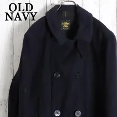 00s OLDNAVY オールドネイビー メルトンウール ピーコート 濃紺