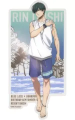 【中古】シール・ステッカー 糸師凛 「ブルーロック×文房具カフェ シーサイドモチーフ 大判ステッカー」