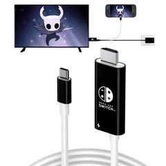 Switch 2 ドック2m 純正直接にTV出力Hdmi Type-Cスイッチ4K&60HZ解像度/HDMI変換/type c PD充電/直接にTV出力多機能 アダプター小型 遅延なし 旅行 出張 持ち運び便利スイッチ/Switch OLED/Switch 2