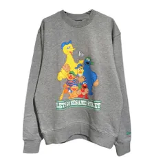 NEW ERA (ニューエラ) ■ ①③ セサミストリート コラボ 裏毛スウェット ユニセックス グレー M