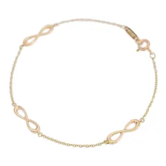 TIFFANY＆Co. ティファニー ハウスデザイン・インフィニティモチーフ ブレスレット/K18PG/750-2.2g/ピンクゴールド/プレゼント【♀】【S】【レディース】★■556615【中古】