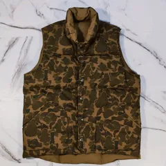 MOUNT RAINIER DESIGN カモフラ×カーキブラウン L STORMPROOF リバーシブルダウンベストのサムネイル