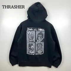 THRASHER archive Betties from HELL logo sweat hoodie L スラッシャー ベティーフロムヘル ロゴパーカー アーカイブ スケボー