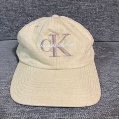 90s 00s Calvin Klein Jeans キャップ ホワイト 白 - メルカリ
