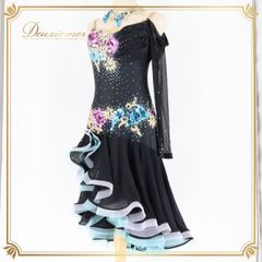 社交ダンス 衣装 スタンダード ツーピース セットアップ レッスン