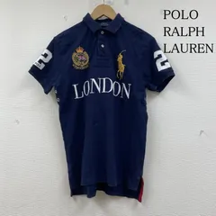 POLO RALPH LAUREN ポロラルフローレン ポロシャツ 半袖 半袖 ポロシャツ ビッグポニーロゴ 刺繍 LONDON ワッペン ナンバリング 2