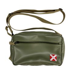 Porter Luggage Label Liner Shoulder Bag, Men's Shoulder Bag/Messenger Bag, Khaki, 201goods-789