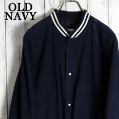OLD NAVY オールドネイビー コットン スタジアムジャンパー ラインリブのサムネイル