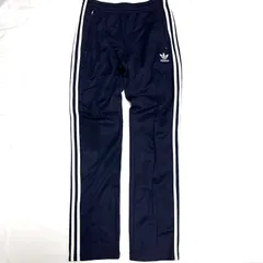 古着 adidas アディダス トラックパンツ スリーストライプ ネイビー 259-206