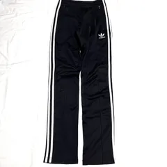 古着 adidas アディダス トラックパンツ スリーストライプ ブラック 259-207