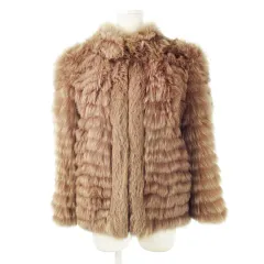 Silver Blu IEMURA ダークミンク　毛皮　ハーフコート　タグ有り Silver Blu IEMURA ダークミンク 毛皮 ハーフコート タグ有り