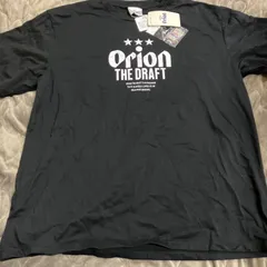 オリオンビールTシャツ orion THE DRAFT アクリルキーホルダー付き 沖縄ビール 黒色 ブラック BLACK Lサイズ LLサイズ tee