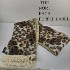 THE NORTH FACE PURPLE LABEL ザ ノースフェイス パープルレーベル マフラー NN8167N 豹柄 レオパード ウール マフラー