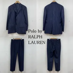 Polo by RALPH LAUREN ポロバイラルフローレン スーツ スーツ テーラード ストライプ セットアップ 3B ジャケット スラックス サイズC98-W88-T180