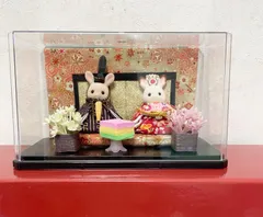 シルバニア赤ちゃん 雛人形 ケース入り