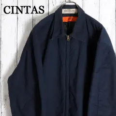 CINTAS 2000年代ウォームアップジャケット企業ロゴ刺繍袖中綿裏地 