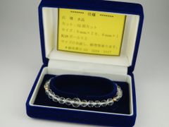 新品・未使用】天然石 水晶 ネックレス 多面カット 宝石の森 ケース付 