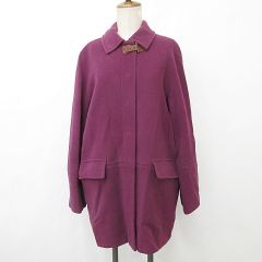 ボーダーズアットバルコニー BORDERS at BALCONY ノーカラーウール