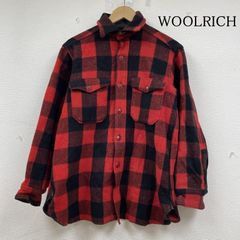 【極美品】ウールリッチ　ハンティングジャケット　S　チェック　総柄　イタリア製 極美品】ウールリッチ ハンティングジャケット S チェック 総柄