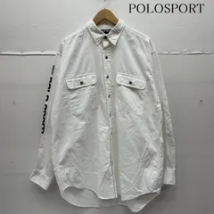 POLOSPORT ポロスポーツラルフローレン シャツ、ブラウス 長袖 90s 袖 ロゴ レギュラーカラー シャツ