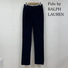 Polo by RALPH LAUREN ポロバイラルフローレン パンツ ワークパンツ、ペインターパンツ 90s 2タック スラックス コーデュロイ パンツ ジップフライ スリム 細目 タイトシルエット