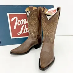 ⭐️未使用級⭐️トニーラマ　ウエスタンブーツ　ダークブラウン　レザー　刺繍 2025年最新】Tony Lama ウエスタンブーツの人気アイテム - メルカリ
