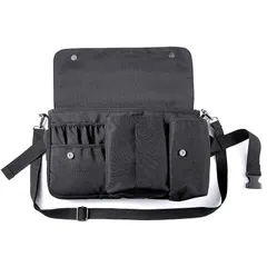 【新品】 Rownyeon プロ用化粧ポーチ スタジオバッグ ヘアメイクバッグ 大容量 現場バッグ メイキャップ ウェストポーチ 美容師ポーチ メイクブラシケース 腰巻き 機能的 防水 携帯用 男女兼用 プロフェッショナル 工具袋 Style1 0