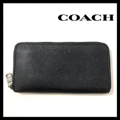 【COACH】長財布 ブラック/黒 ラウンドファスナー ロングウォレット コーチ (SER-5564)