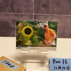 2023 Upper Deck SP Game Used Viktor Hovland Back 9 Fabrics Player-worn Memorabilia ジャージ カード