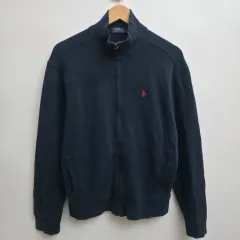 M ポロラルフローレン ネイビー ジップアップ