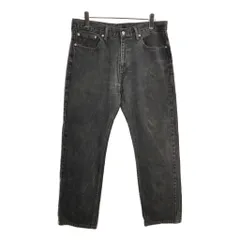 Levi's リーバイス 505 デニムパンツ ブラック(メンズ W36 L30)中古 古着 V7223