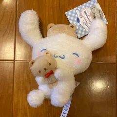 【新品未使用】シナモン　くまさんといっしょ　マスコットホルダー　サンリオ　シナモロール