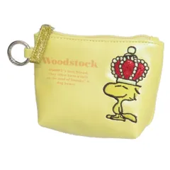 スヌーピー ミニポーチ ミニ舟形ポーチ ラメアップリケシリーズ ウッドストック ピーナッツ マリモクラフト 小物入れ キャラクター グッズ 