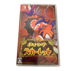 Switch ソフト ポケットモンスター スカーレット 中古　　KON