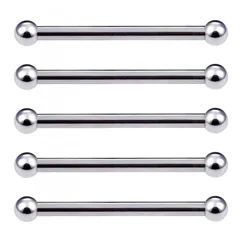 [From da Phactory] フロム ダ ファクトリー ストレートバーベル サージカルステンレス シルバー 軟骨ピアス ボディピアス5個() 1