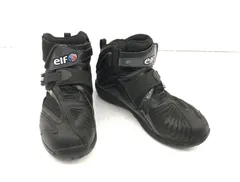 未使用❗️elf エルフ　ライディングシューズ　ブラック　24.0 バイク elf(エルフ シューズ) ライディングシューズ | バイク用品通販