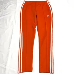 古着 adidas アディダス トラックパンツ オレンジ スリーストライプス 259-220