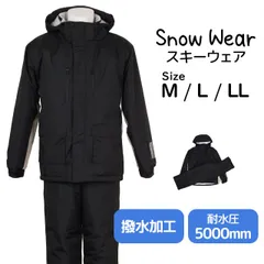 スキーウェア メンズ 上下セット スノーウェア スキー ウェア ジャケット パンツ M L LL 超撥水 耐水圧5000mm M L LL