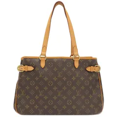 ルイヴィトン LOUIS VUITTON トートバッグ バティニョール オリゾンタル モノグラムキャンバス モノグラム ゴールド金具 茶 肩掛け  M51154 DU0085【中古】