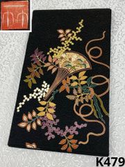 本場奄美大島 本場大島紬 九マルキ 伝統工芸品 純泥染 単衣 正絹 地球印 本場奄美大島 本場大島紬 九マルキ 伝統工芸品 純泥染 単衣 正絹 地球