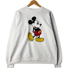古着 80年代 ディズニー Disney MICKEY MOUSE ミッキーマウス キャラクタースウェットシャツ トレーナー USA製 メンズXL相当/eaa590281