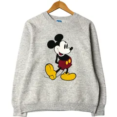 古着 80年代 ディズニー Disney MICKEY MOUSE ミッキーマウス キャラクタースウェットシャツ トレーナー USA製 メンズM相当/eaa590287